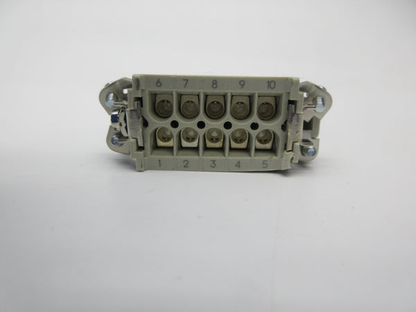 HARTING 09200102812 HAN10A-F 600V 10A NSNP