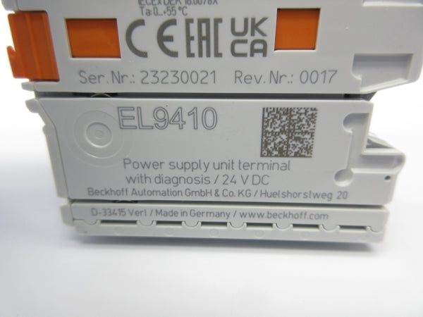BECKHOFF EL9410 24VDC REV. 0017 NSNP