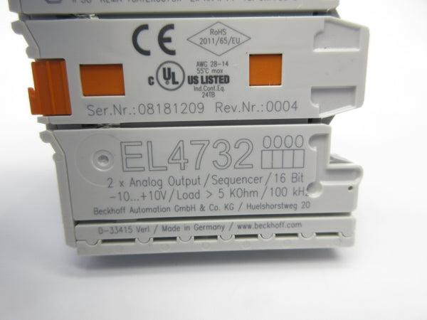 BECKHOFF EL4732 10V REV. 0004 NSNP