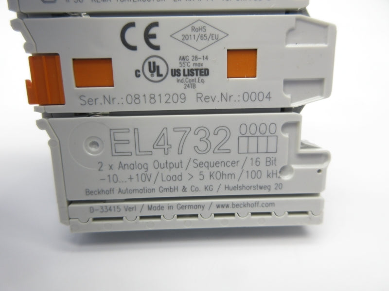 BECKHOFF EL4732 10V REV. 0004 NSNP