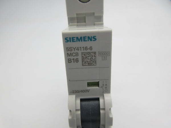 SIEMENS 5SY4116-6 230/400V 16A NSNP