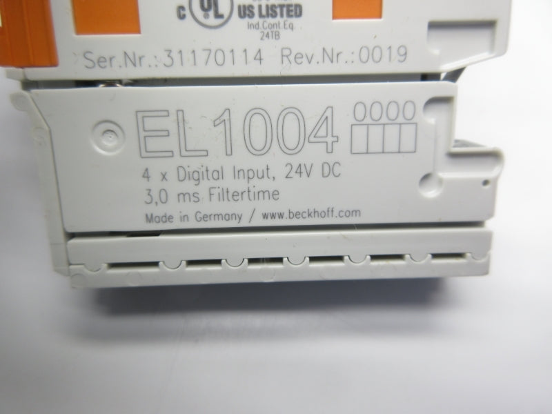 BECKHOFF EL1004 24VDC REV. 0019 NSNP