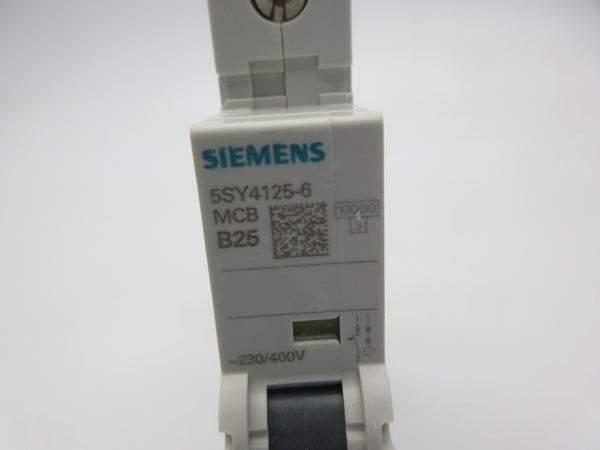 SIEMENS 5SY4125-6 230/400V 25A NSNP