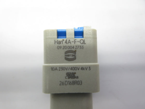 HARTING 09200042733 HAN4A-F-QL 230/400V 10A NSNP