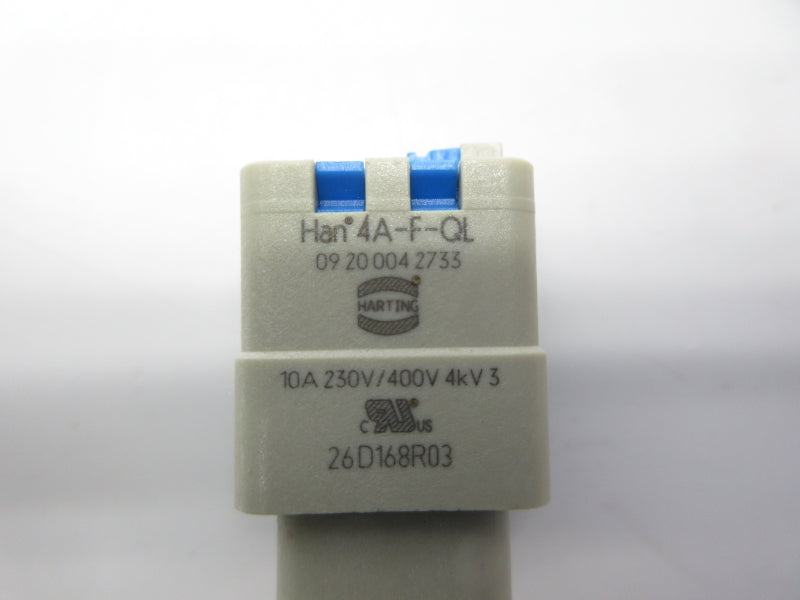 HARTING 09200042733 HAN4A-F-QL 230/400V 10A NSNP
