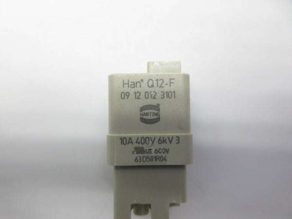 HARTING 09120123101 HANQ12-F 600V 10A NSNP