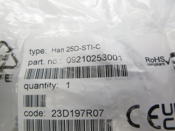 HARING 09210253001 HAN25D-STI-C NSMP