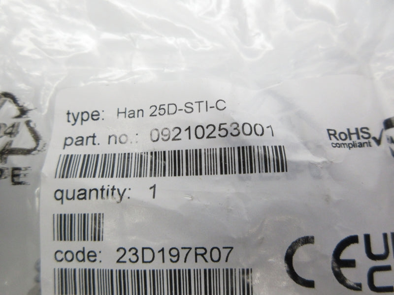 HARING 09210253001 HAN25D-STI-C NSMP