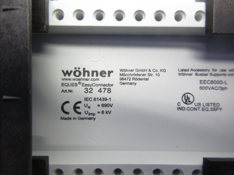 WOHNER 32478 600VAC NSNP