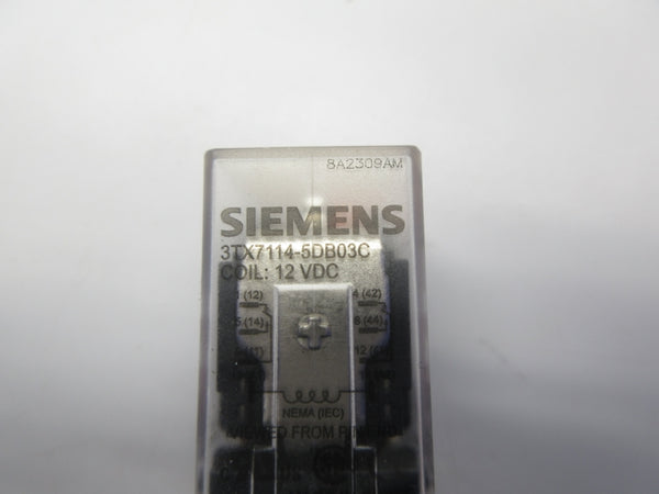 SIEMENS 3TX7114-5DB03C 12VDC NSNP