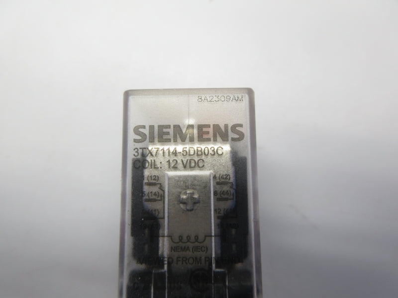 SIEMENS 3TX7114-5DB03C 12VDC NSNP
