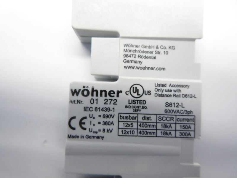 WOHNER 01272 600VAC NSNP