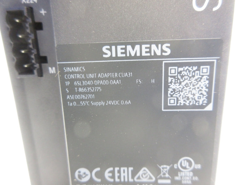SIEMENS 6SL3040-0PA00-0AA1 24VDC 0.6A NSNP