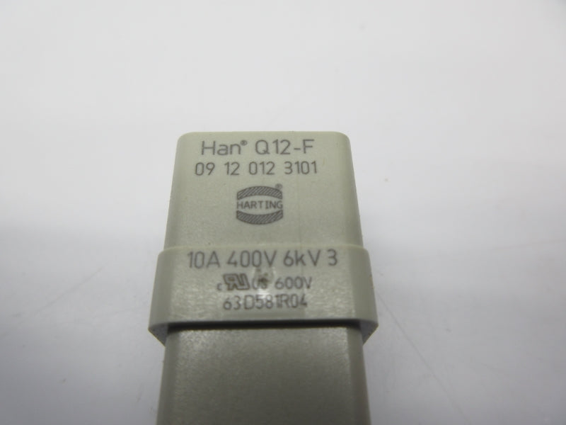 HARTING 09120123101 HANQ12-F 600V 10A NSNP