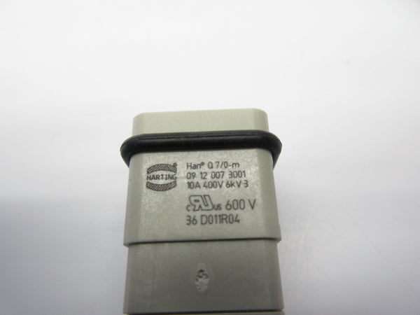 HARTING 09120073001 HANQ7/0-M 600V 10A NSNP