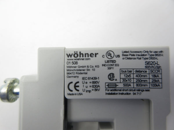 WOHNER 01508 600VAC NSNP