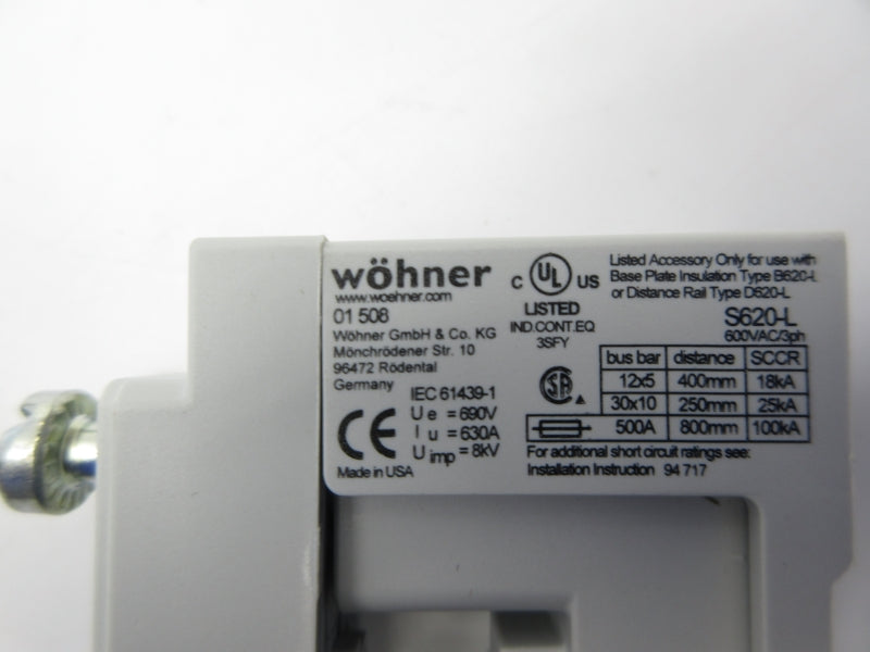 WOHNER 01508 600VAC NSNP