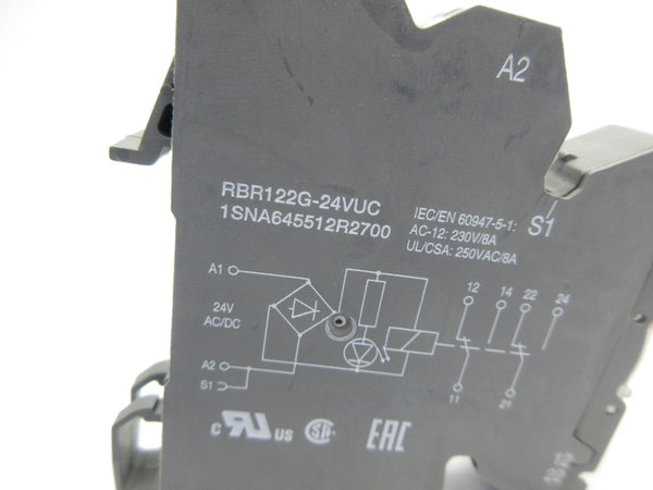 ABB RBR122G-24VUC 1SNA645512R2700 250VAC 8A NSNP