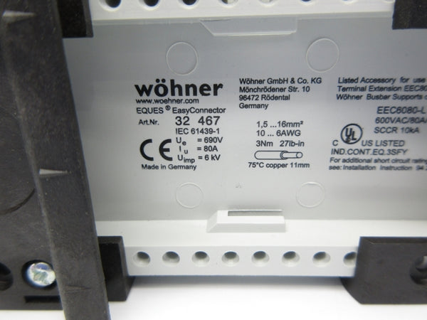 WOHNER 32467 600VAC NSNP