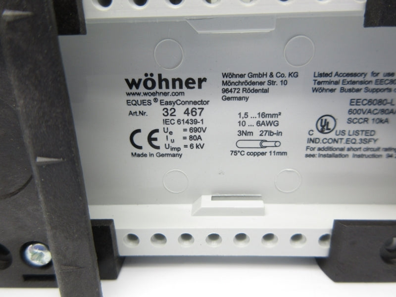 WOHNER 32467 600VAC NSNP