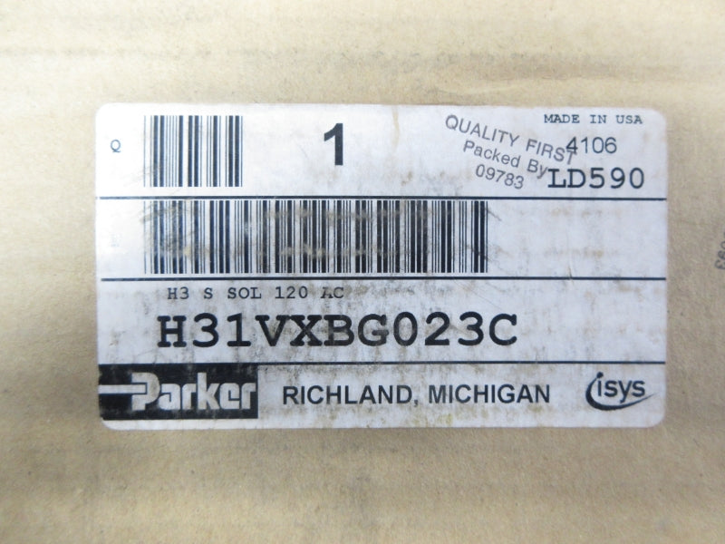 PARKER H31VXBG023C 120VAC NSMP