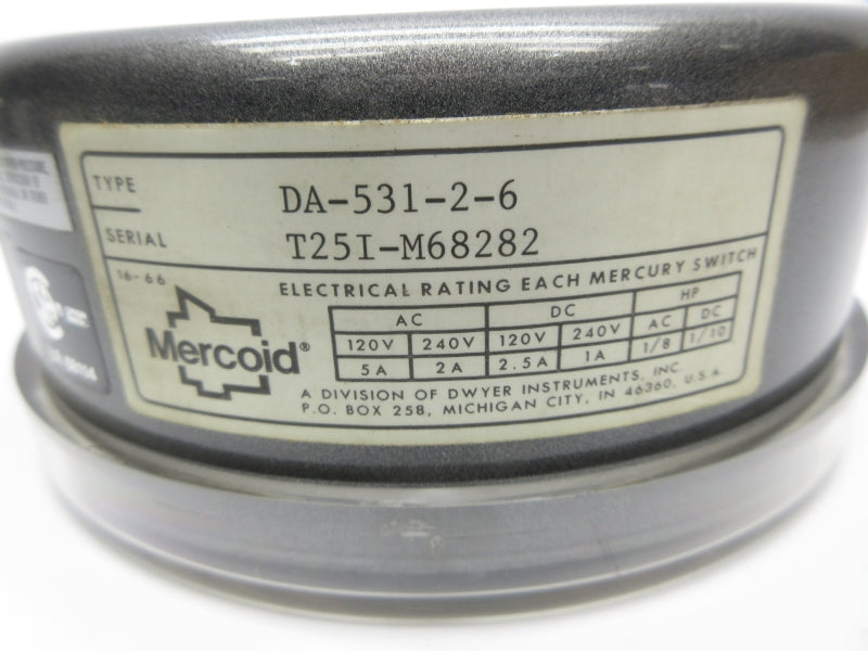 MERICOID DA-531-2-6 240VAC 2A NSNP