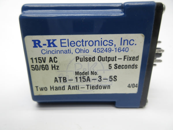 R-K ELECTRONICS ATB-115A-3-5S 115VAC NSNP