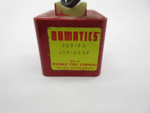 NUMATICS 139-124P 120V NSNP