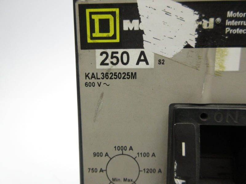 SQUARE D KAL3625025M 600V 250A NSNP