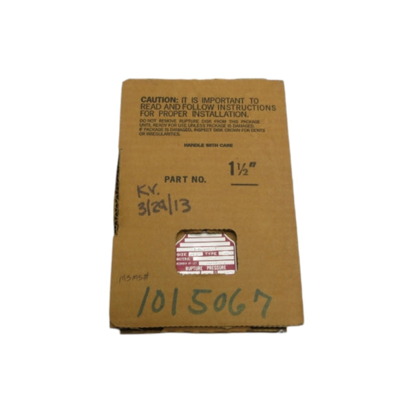 BS&B CSR 140PSI 1-1/2" NSMP