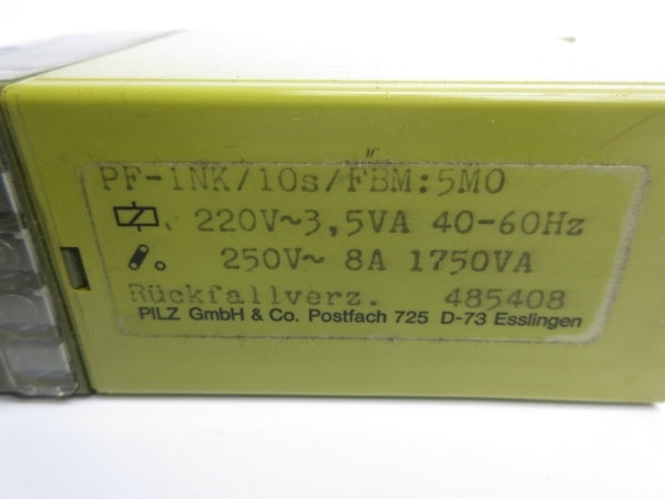PILZ PF-1NK/10S/FBM:5MO 220V NSNP