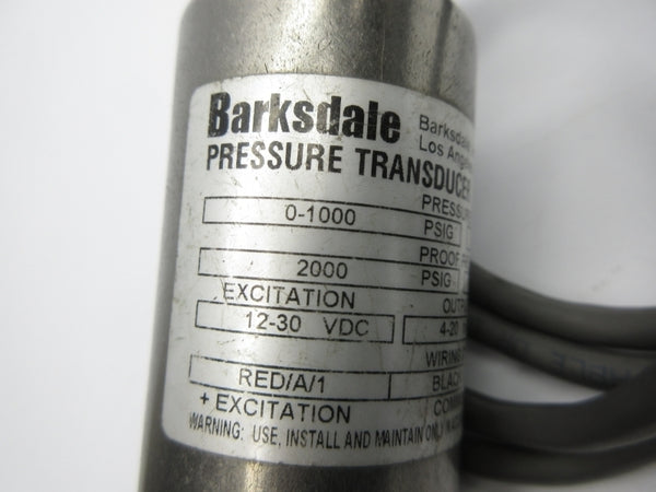 BARKSDALE 425H3-10-P1 12-30VDC 0-1000PSI NSNP