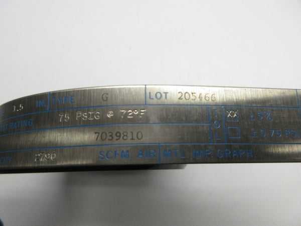 CONTINENTAL DISC G 7039810 75PSI NSNP