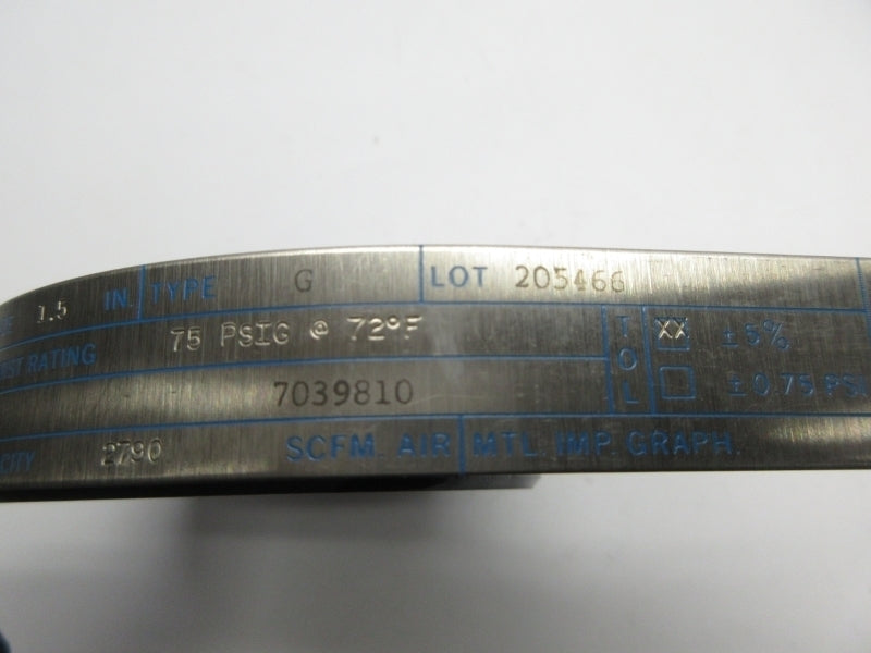 CONTINENTAL DISC G 7039810 75PSI NSNP