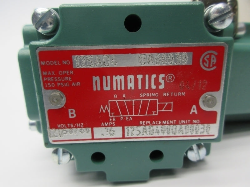 NUMATICS 12SAD4OA00030 120V .6A NSNP