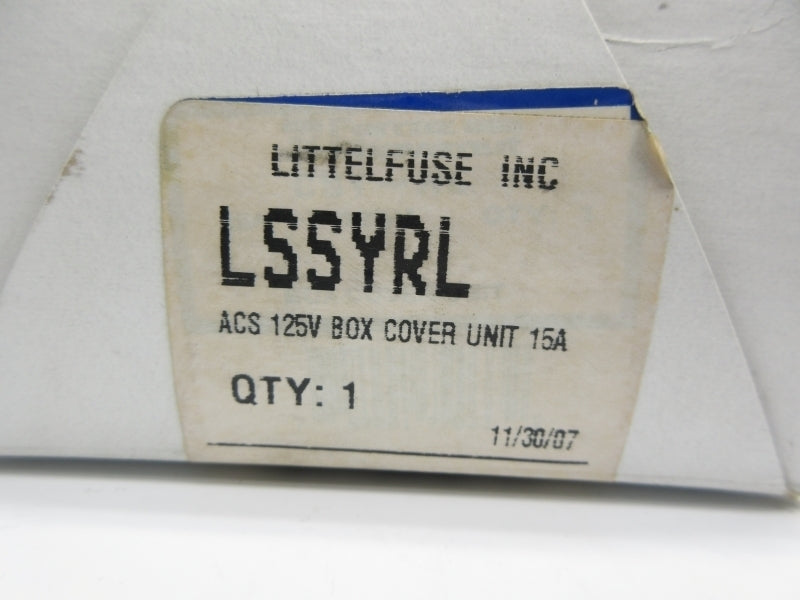 LITTELFUSE LSSYRL 125V NSMP