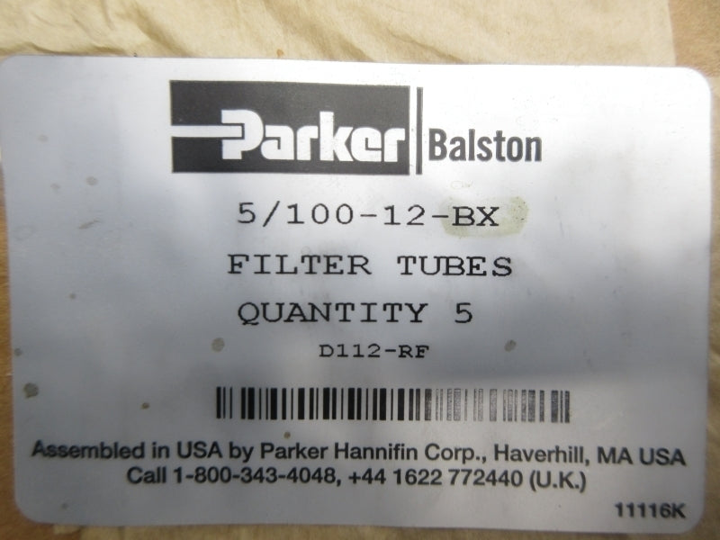 PARKER 5/100-12-BX (PKG OF 5) NSFS