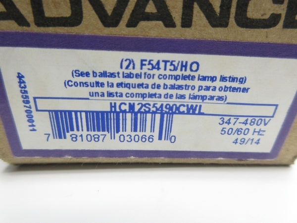 ADVANCE HCN2S5490CWL 347-480V NSMP