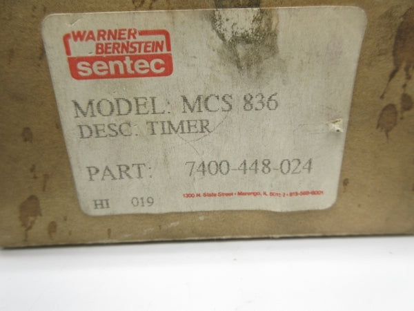 WARNER BERNSTEIN MCS836 NSMP
