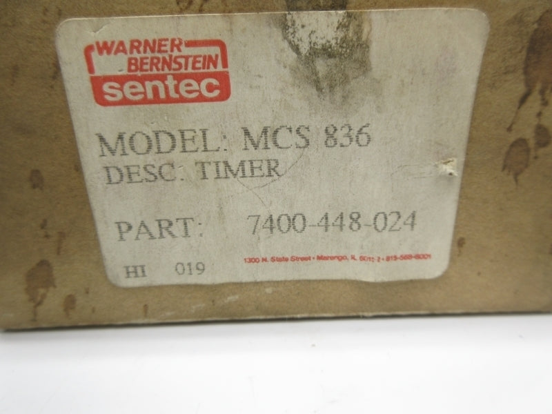 WARNER BERNSTEIN MCS836 NSMP