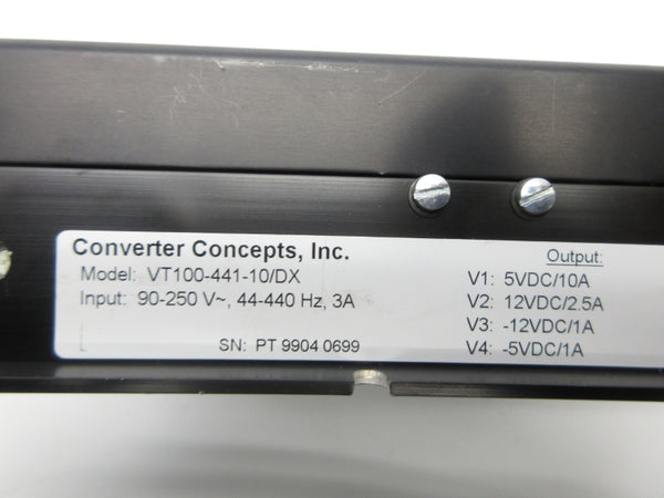 CONVERTER CONCEPTS VT100-441-10/DX 90-250V 3A NSNP