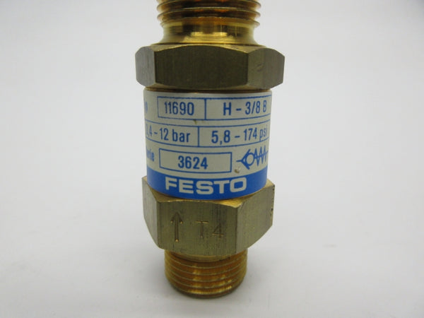 FESTO 11690 H-3/8B 5.8-174PSI NSNP