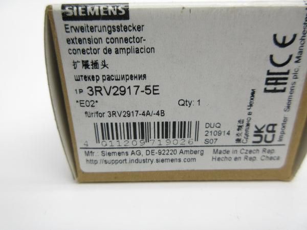 SIEMENS 3RV2917-5E NSMP