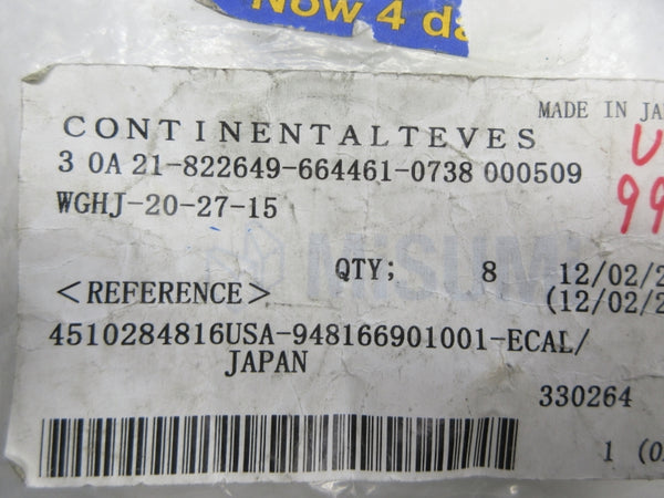 MISUMI WGHJ-20-27-15 (PKG OF 8) NSMP