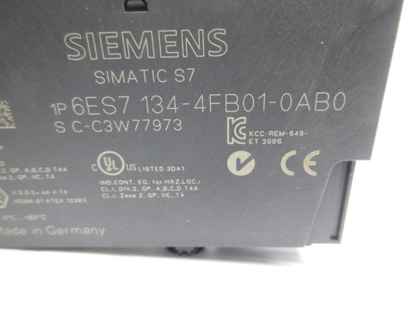SIEMENS 6ES7 134-4FB01-0AB0 NSNP
