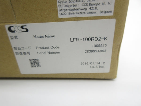 CCS LFR-100RD2-K NSMP