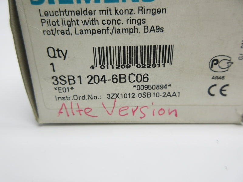 SIEMENS 3SB1 204-6BC06 NSMP