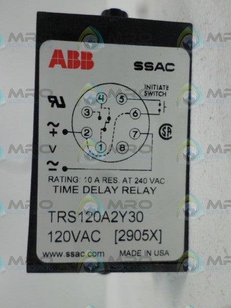 ABB TRS120A2Y30 TIME DELAY RELAY  NSMP