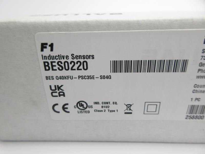 BALLUFF BES0220 BES Q40KFU-PSC35E-S04G NSMP