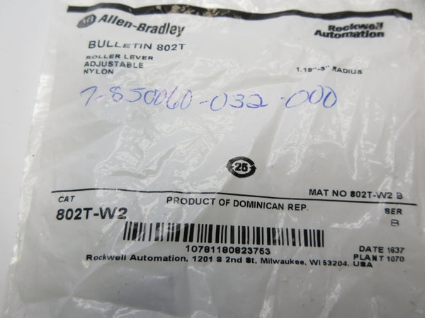 ALLEN BRADLEY 802T-W2 SER. B 1.19-3" NSMP